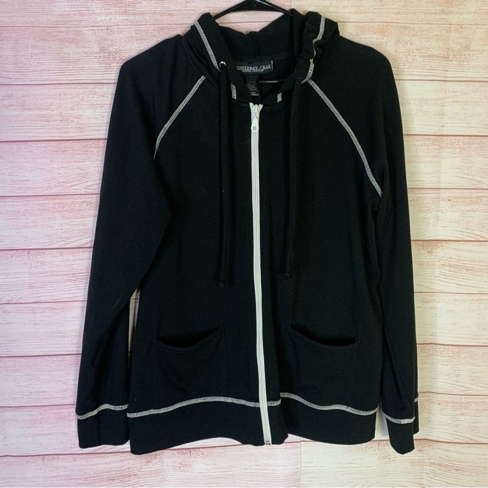 Monterey Long Sleeve Full Zipper Hoodies Jackets with Pockets Size Medium